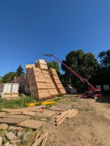 Installation de levage sur site à PIERREVAL